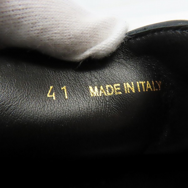 実際に弊社で買取させて頂いたJIMMY CHOO/ジミーチュウ 迷彩 カモ ベロア ローファー/シューズ 41の画像 5枚目