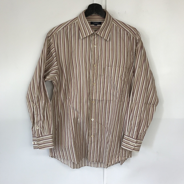実際に弊社で買取させて頂いた【おまとめ品】BURBERRY/バーバリー ストライプシャツ/チェックシャツ他の画像 3枚目