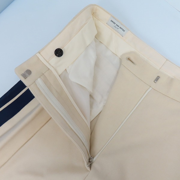 実際に弊社で買取させて頂いたDries Van Noten/ドリス・ヴァン・ノッテン サイドラインパンツ/36の画像 2枚目