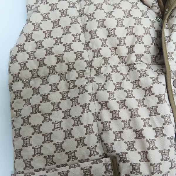 実際に弊社で買取させて頂いたCELINE/セリーヌ ダウンベスト マカダム柄 オーバーサイズ の画像 6枚目