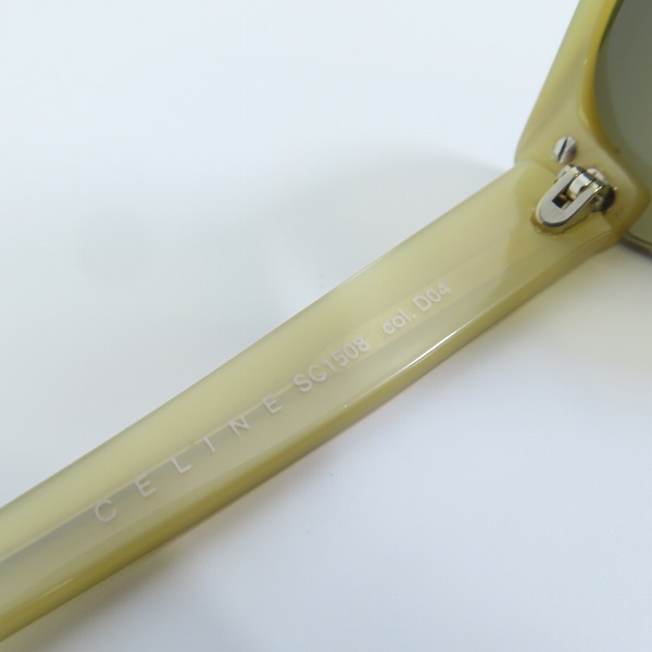 実際に弊社で買取させて頂いた(2)CELINE/セリーヌ サングラス アイウェア SC1508 col.D04の画像 5枚目