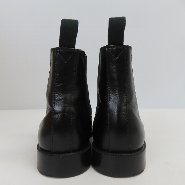 実際に弊社で買取させて頂いたBURBERRY/バーバリー サイドゴアブーツ ブラック/24.5の画像 1枚目