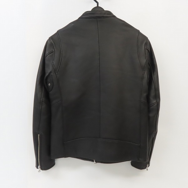 実際に弊社で買取させて頂いたBEAUTY&YOUTH UNITED ARROWS/ビューティ&ユース 羊革 レザーシングルライダースジャケット 1225-199-8921/Mの画像 1枚目