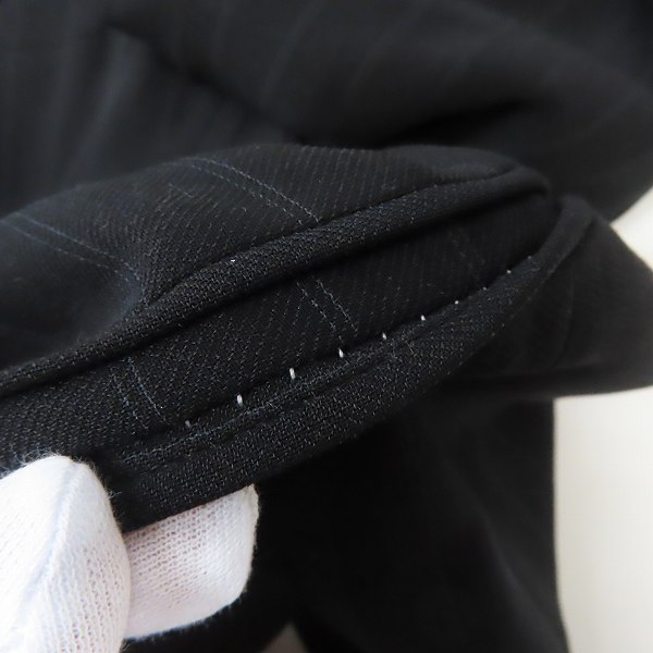 実際に弊社で買取させて頂いたGIORGIO ARMANI/ジョルジオアルマーニ  ストライプ柄 ジャケット/パンツ/44 セットアップスーツの画像 6枚目