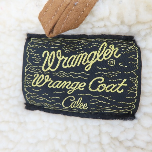 実際に弊社で買取させて頂いたCALEE×Wrangler/キャリー×ラングラー 18AW Fake Suede Ranch Boa Coat/フェイクスエード ランチコート/Lの画像 2枚目