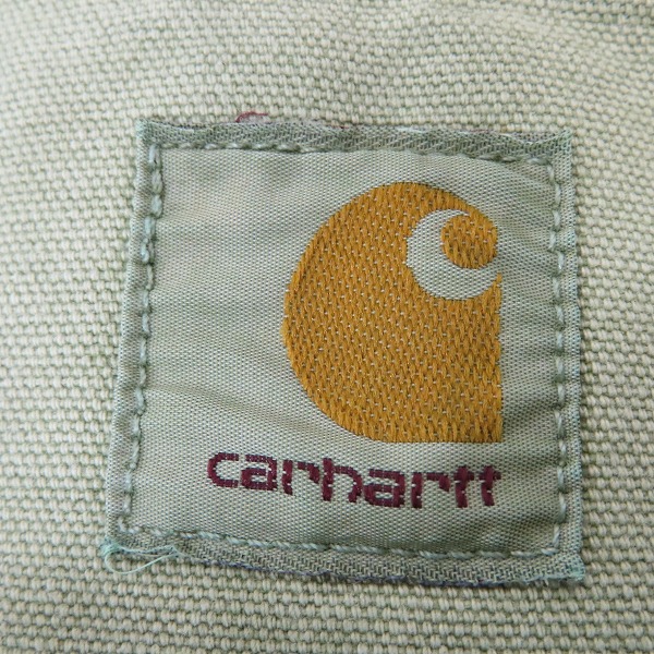 実際に弊社で買取させて頂いたCarhartt/カーハート 襟コーデュロイ ジャケット/カバーオール/Lの画像 6枚目