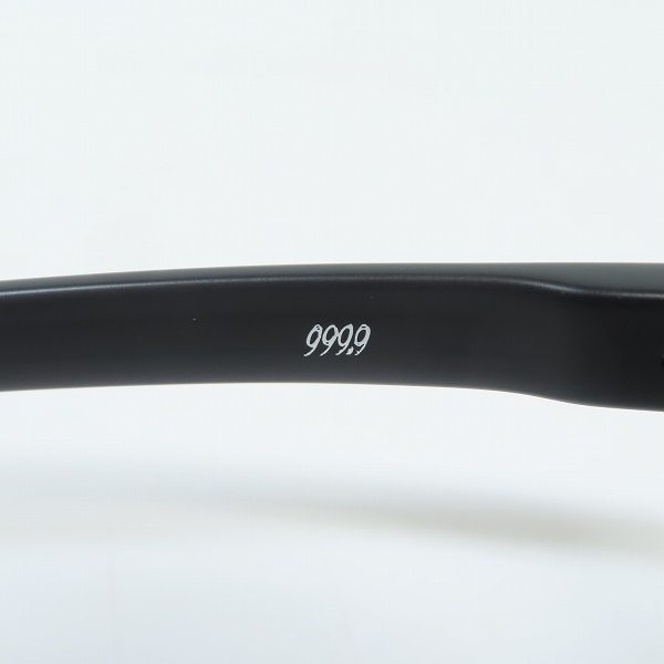 実際に弊社で買取させて頂いた999.9/フォーナインズ NPM-87 ネオプラスチックフレーム/度入り/眼鏡/メガネフレームの画像 6枚目