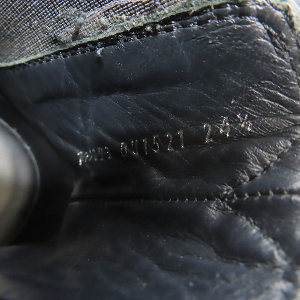 実際に弊社で買取させて頂いたBURBERRY/バーバリー サイドゴアブーツ ブラック/24.5の画像 5枚目