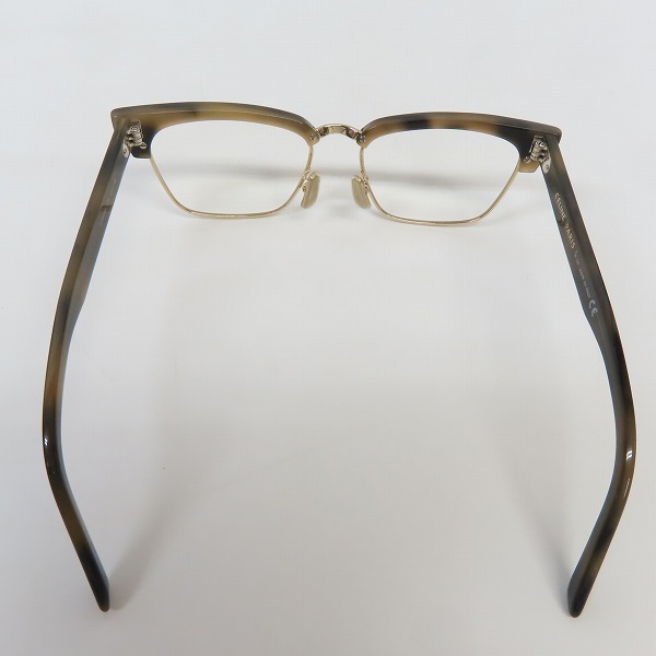 実際に弊社で買取させて頂いたCELINE/セリーヌ Havana eyewear Frame  度入り メガネ/アイウェア CL50026U 031の画像 3枚目