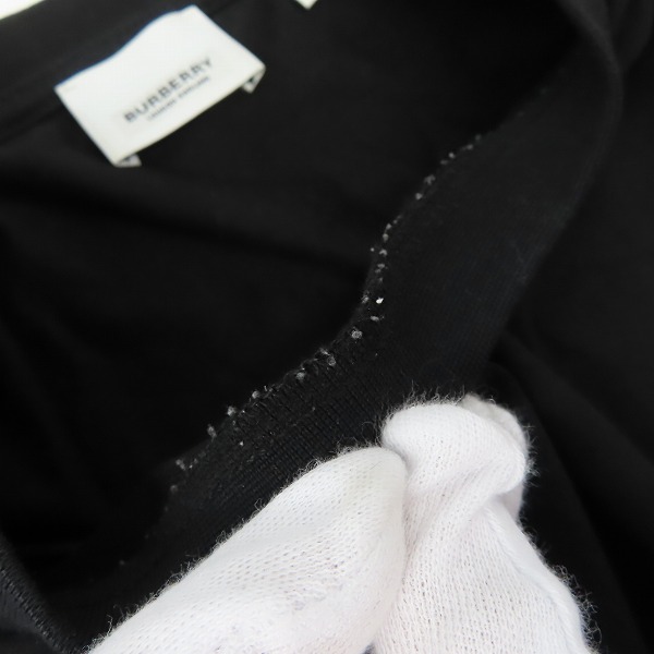 実際に弊社で買取させて頂いた【JPタグ】BURBERRY/バーバリー TESLOW クルーネック 袖ロゴテープTシャツ 8026224/Mの画像 7枚目