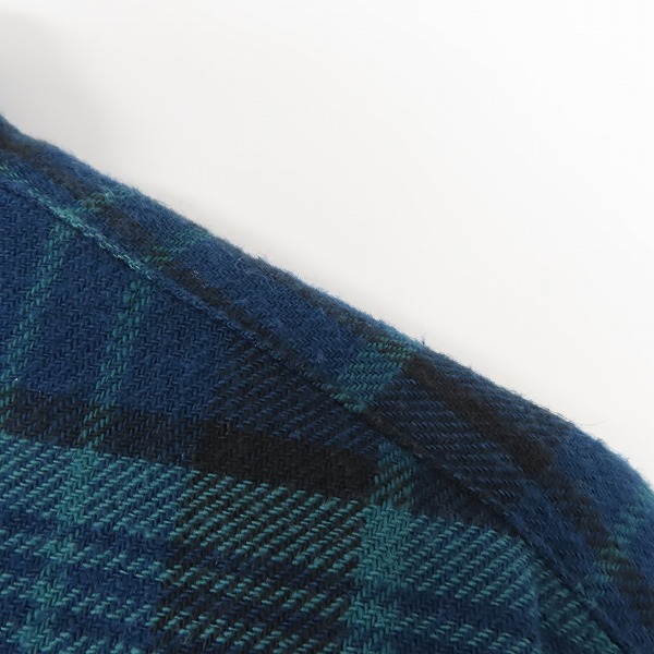 実際に弊社で買取させて頂いたDESCENDANT/ディセンダント Hyannis BD くじら刺繍 コットン 長袖 チェック シャツ/1の画像 7枚目