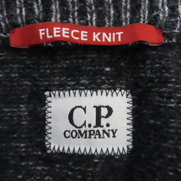 実際に弊社で買取させて頂いたC.P.COMPANY/シーピーカンパニー CREW NECK FLEECE KNITWEAR グレー系 07CMKN156A/52 の画像 2枚目
