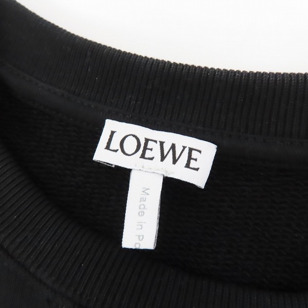 実際に弊社で買取させて頂いた【JPタグ】LOEWE/ロエベ 23SS EMBROIDERED SWEATSHIRT/ロゴ刺繍スウェット H526Y24J26/XSの画像 2枚目