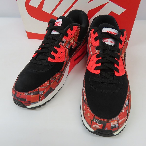 実際に弊社で買取させて頂いたNIKE×atmos/ナイキ×アトモス AIR MAX 90 PRNT "WE LOVE NIKE"/エアマックス90 プリント AQ0926-001/27.5