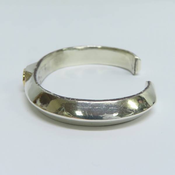 実際に弊社で買取させて頂いた【ギャラ付】FIRST ARROWS/ファーストアローズ K18 ロングホーン バングル BR-245の画像 2枚目