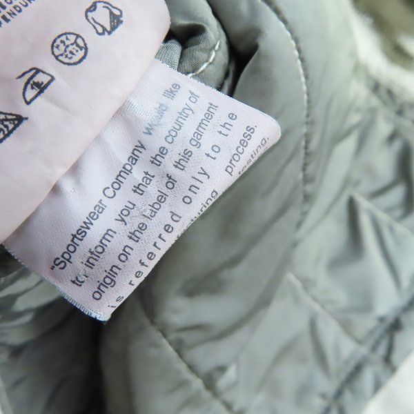 実際に弊社で買取させて頂いたC.P. COMPANY/シーピーカンパニー ジップアップ  中綿ジャケット/48の画像 6枚目