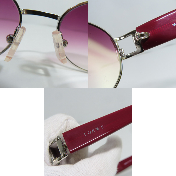実際に弊社で買取させて頂いた(4)LOEWE/ロエベ サングラス アイウェア SLW063 COL.579の画像 8枚目