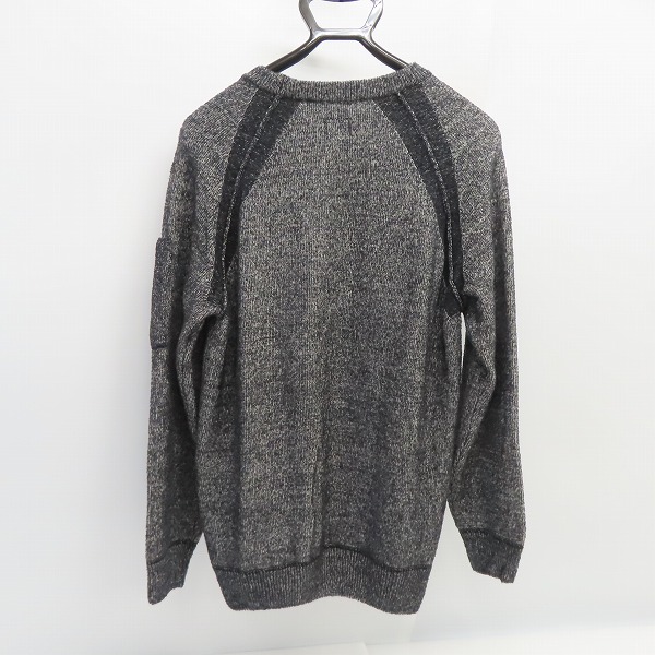 実際に弊社で買取させて頂いたC.P.COMPANY/シーピーカンパニー CREW NECK FLEECE KNITWEAR グレー系 07CMKN156A/52 の画像 1枚目