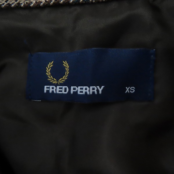 実際に弊社で買取させて頂いたFRED PERRY/フレッドペリー LONG LINE JACKET/ロングラインジャケット F2558/XSの画像 2枚目