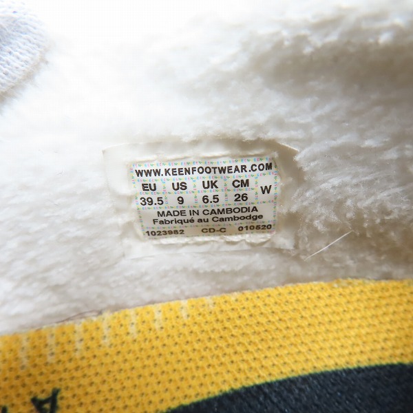実際に弊社で買取させて頂いたKEEN/キーン HOWSER II ハウザーII 1023982/26の画像 5枚目