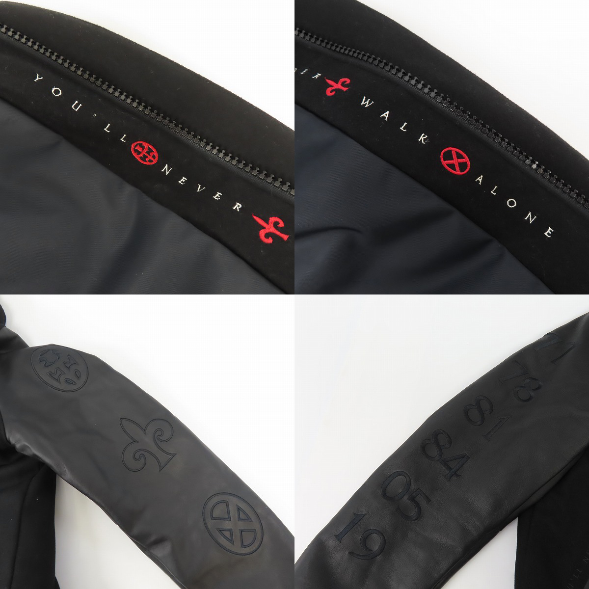 ナイキ　スタジャン　XL　ブラック　リヴァプール　ウール　牛革 ナイキ NIKE スタジャン スタジアムジャンパー ジャケット ロゴ