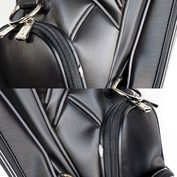 実際に弊社で買取させて頂いたTitleist/タイトリスト CB810 9.5型 5分割ツアーキャディバッグ ブラックｘホワイトの画像 6枚目