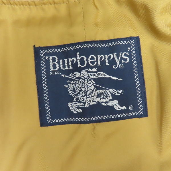 実際に弊社で買取させて頂いたBURBERRYS PRORSUM/バーバリーズプローサム チェック柄ライナー付きトレンチコートの画像 2枚目