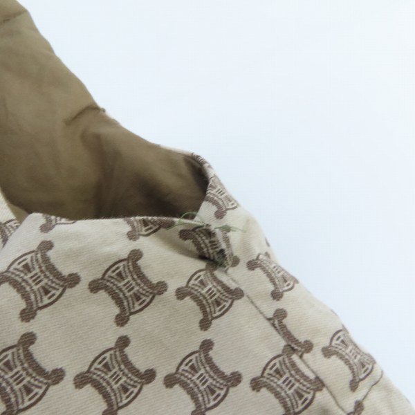 実際に弊社で買取させて頂いたCELINE/セリーヌ ダウンベスト マカダム柄 オーバーサイズ の画像 5枚目