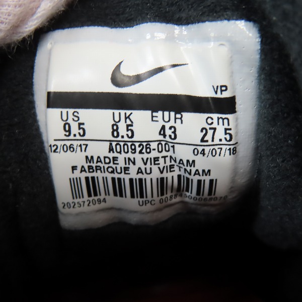 実際に弊社で買取させて頂いた【未使用】NIKE×atmos/ナイキ×アトモス AIR MAX 90 PRNT "WE LOVE NIKE"/エアマックス90 プリント AQ0926-001/27.5の画像 5枚目