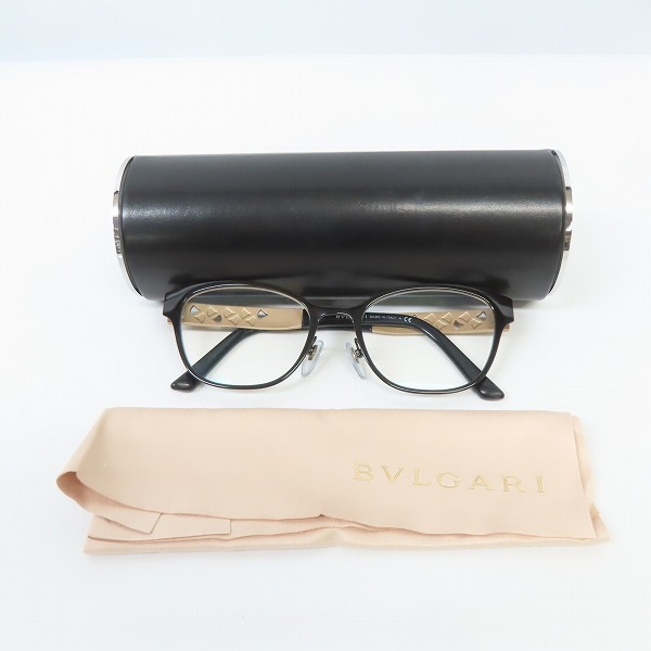 実際に弊社で買取させて頂いたBVLGARI/ブルガリ 度入り メガネ/アイウェア 2201-B 239の画像 9枚目