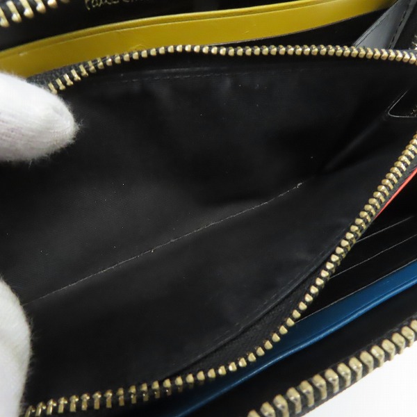 実際に弊社で買取させて頂いたPaul Smith/ポールスミス レザーラウンドファスナー長財布 30PA P073の画像 4枚目