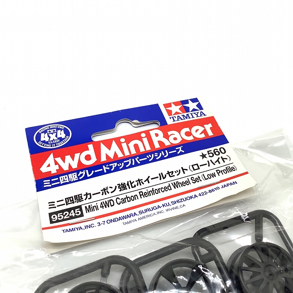 実際に弊社で買取させて頂いた(1)未開封 TAMIYA/タミヤ 95245 ミニ四駆 カーボン強化 ホイールセット (ローハイト) の画像 2枚目