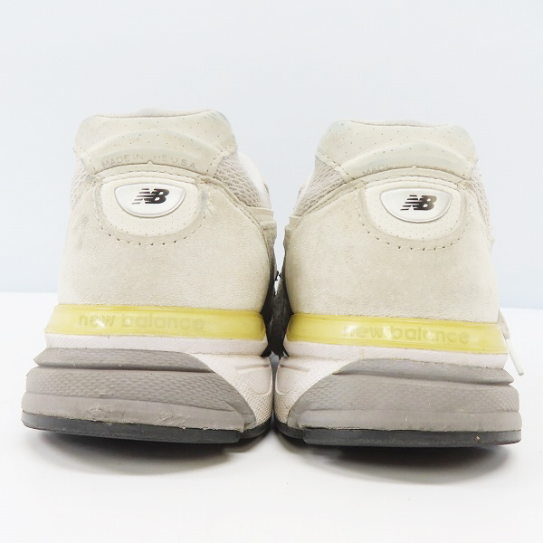 実際に弊社で買取させて頂いたNew Balance×UNITED ARROWS/ニューバランス×ユナイテッドアローズ スニーカー レザー×メッシュ M990JUA4/27の画像 1枚目