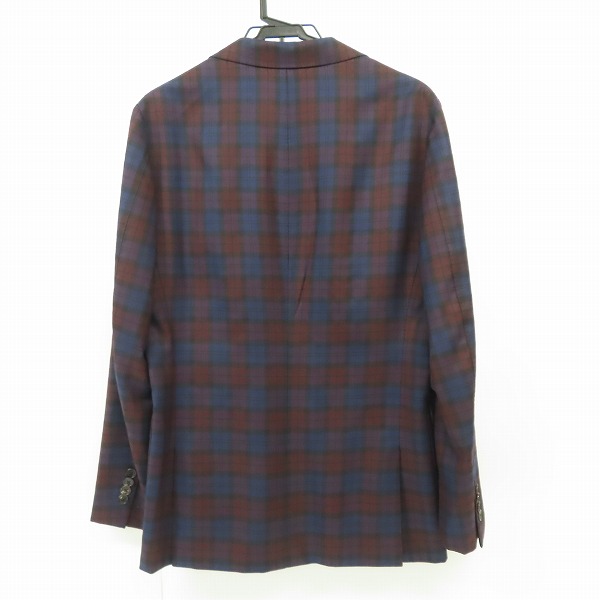 実際に弊社で買取させて頂いたTOMORROWLAND/トゥモローランド チェック柄 2B テーラードジャケット 62-07-94-07005 46の画像 1枚目