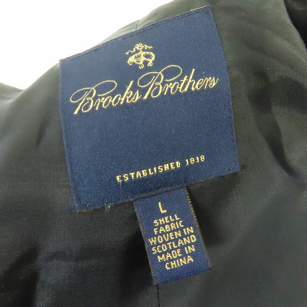 実際に弊社で買取させて頂いたBROOKS BROTHERS/ブルックスブラザーズ ステンカラーウールコート /Lの画像 2枚目