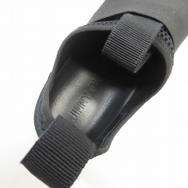 実際に弊社で買取させて頂いたJIMMY CHOO/ジミーチュウ オークランド メッシュニット レザースニーカー/42.5の画像 4枚目