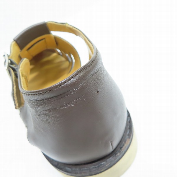 実際に弊社で買取させて頂いたTHE FLAT HEAD/フラットヘッド GURKHA SANDALS/グルカサンダル ホースハイド Mの画像 5枚目