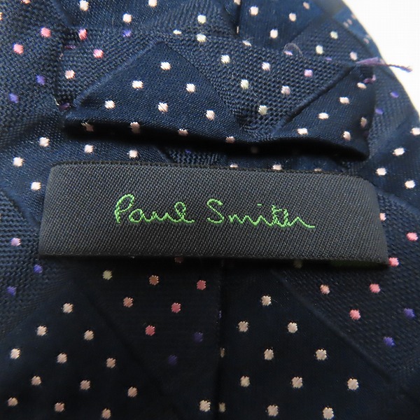 実際に弊社で買取させて頂いたPaul Smith/ポールスミス ドット柄  シルクネクタイ 552MSPの画像 3枚目