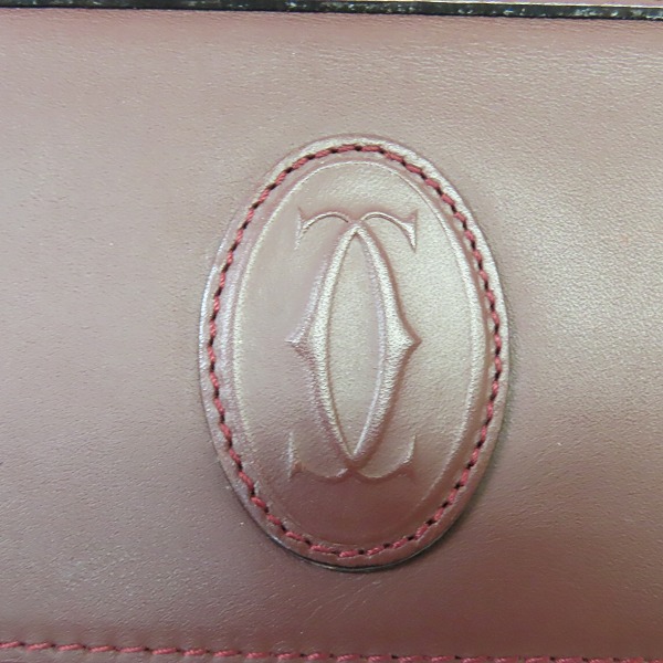 実際に弊社で買取させて頂いたCartier/カルティエ マストライン レザー クラッチバッグ/セカンドバッグの画像 3枚目