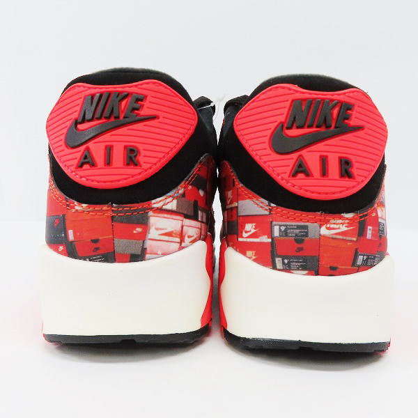 実際に弊社で買取させて頂いたNIKE×atmos/ナイキ×アトモス AIR MAX 90 PRNT "WE LOVE NIKE"/エアマックス90 プリント AQ0926-001/27の画像 1枚目