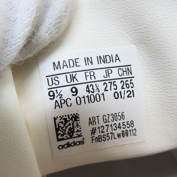 実際に弊社で買取させて頂いたadidas×EDIFICE/アディダス×エディフィス STAN SMITH/スタンスミス/イエナ GZ3056/27.5の画像 5枚目