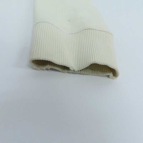 実際に弊社で買取させて頂いた【JPタグ】サンローランパリ 18AW ロゴプリントダメージ加工プルオーバーパーカー 60TZ 561169 YB2ZW 9721/Sの画像 9枚目