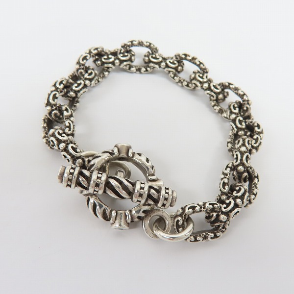 実際に弊社で買取させて頂いたLeathers & Treasures/レザーズアンドトレジャーズ ブレスレット w/オニキス