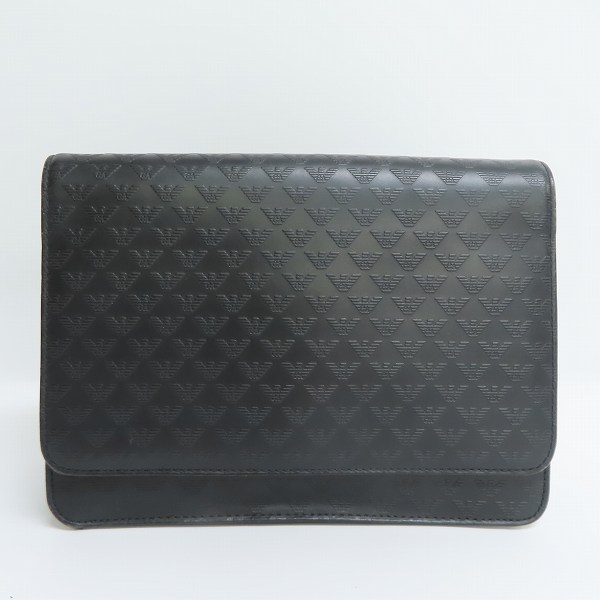 実際に弊社で買取させて頂いたEMPORIO ARMANI/エンポリオアルマーニ 総柄 セカンドバッグ クラッチバッグ