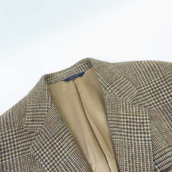 実際に弊社で買取させて頂いたBROOKS BROTHERS/ブルックスブラザーズ チェック 2B テーラードジャケット/42の画像 6枚目