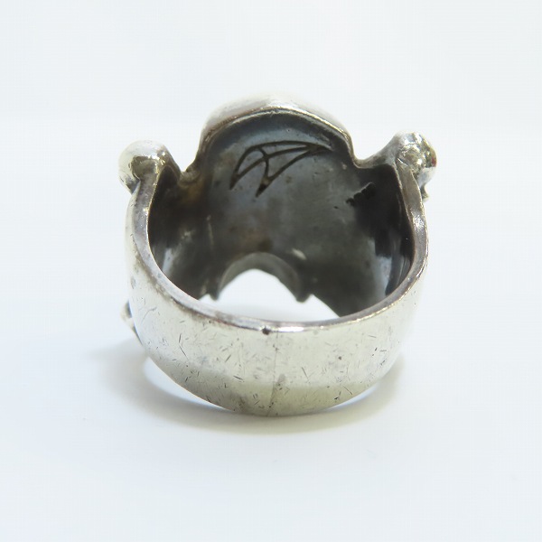 実際に弊社で買取させて頂いたCRAZY PIG/クレイジーピッグ PIRATE Skull Ring/パイレーツ スカル リング 20.5-22.5号の画像 4枚目