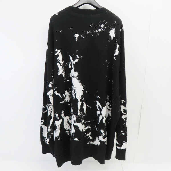 実際に弊社で買取させて頂いたLAD MUSICIAN/ラッドミュージシャン 19SS CREW NECK BIG PULLOVER 天使柄ニット 2119-001/44の画像 1枚目