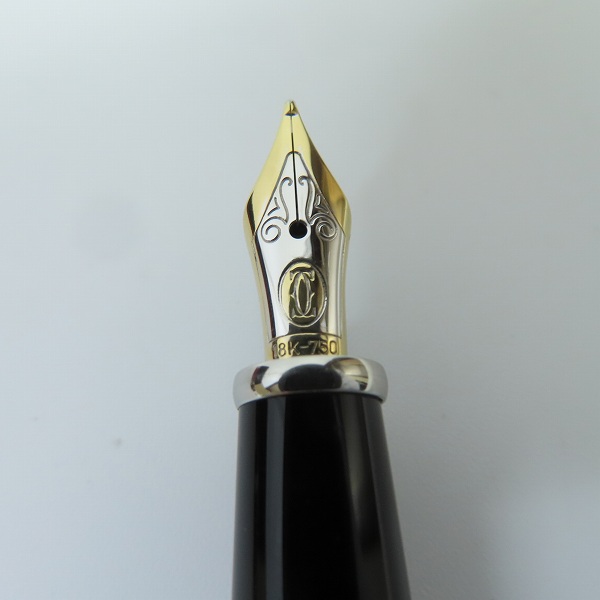 実際に弊社で買取させて頂いたCartier/カルティエ ディアボロ ドゥ カルティエ ペン先 750/18K 万年筆の画像 1枚目