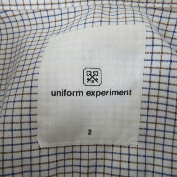 実際に弊社で買取させて頂いたuniform experiment/ユニフォームエクスペリメント BIG B.D SHIRT/ビッグB.Dシャツ/2の画像 2枚目