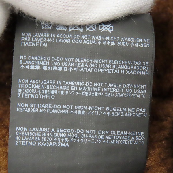 実際に弊社で買取させて頂いたSAINT LAURENT/サンローラン 14AW ムートンコート 362079 Y934F/54の画像 5枚目